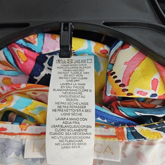 La Blanca Soleil Patchwork Midi Tank Dress Size XL - Picture 7 of 7